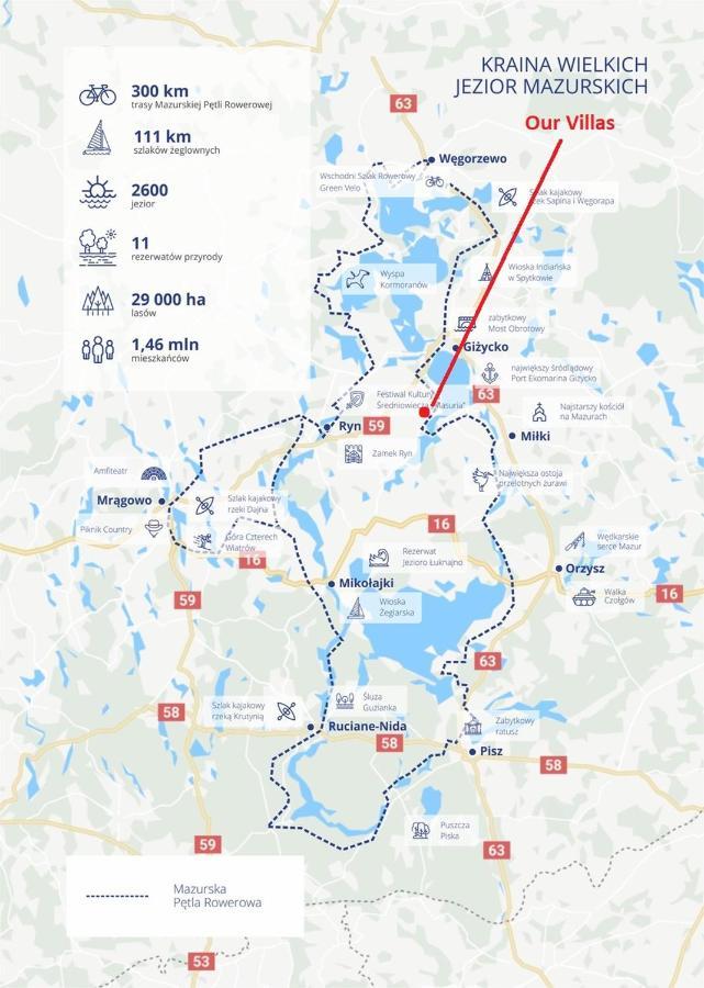 Villa Kama Giżycko Eksteriør billede